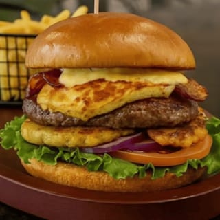 La Bomba Boricua Burger