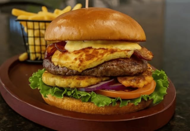 La Bomba Boricua Burger