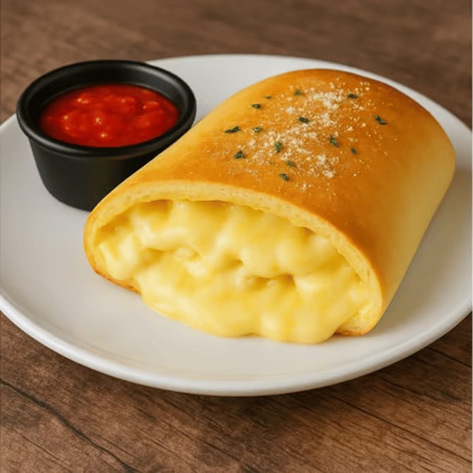 Cheese Stromboli.