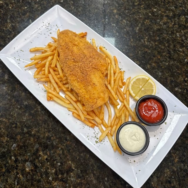 Fish and Chips.