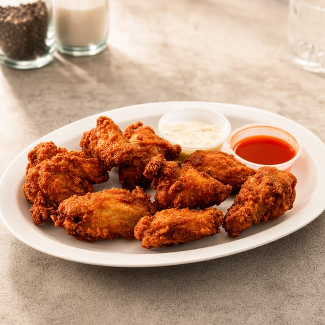 Breaded Wings.