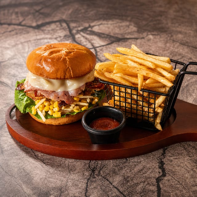 X-J&J Burger.