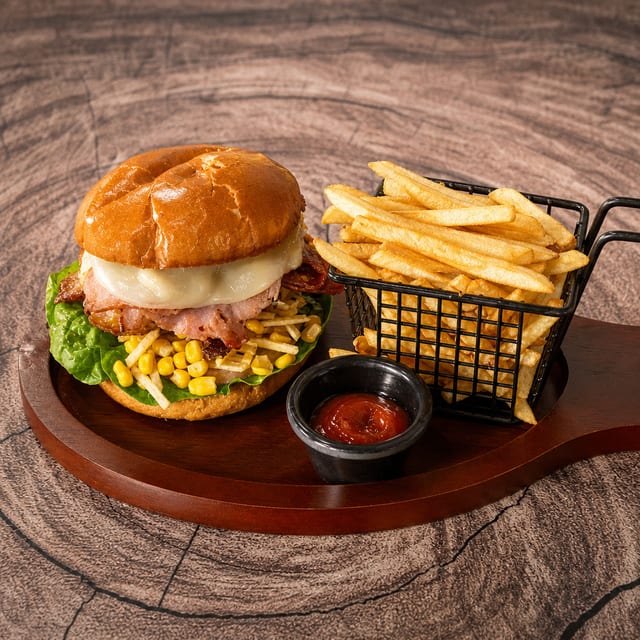 X-Salada Burger.