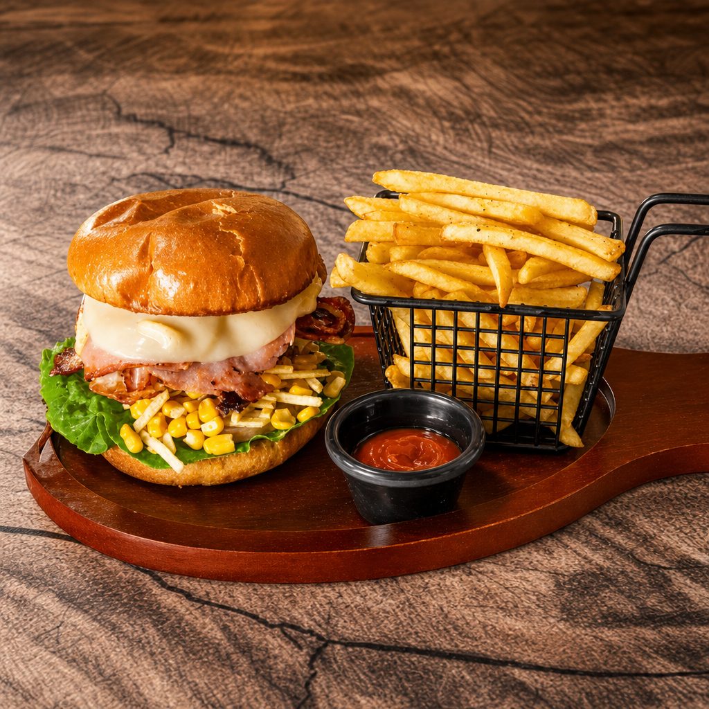 X-Bacon Burger.
