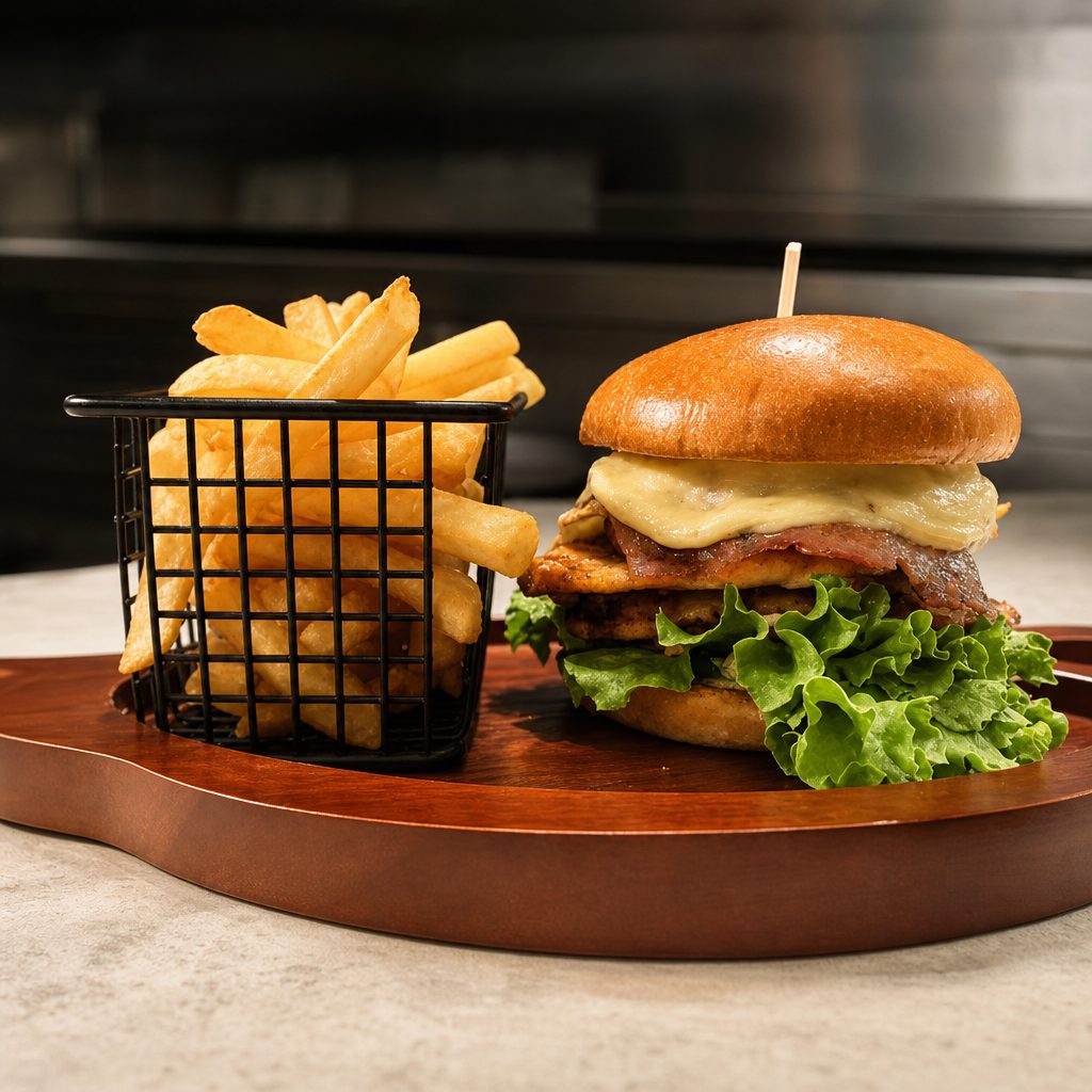 X-Chicken Burger.